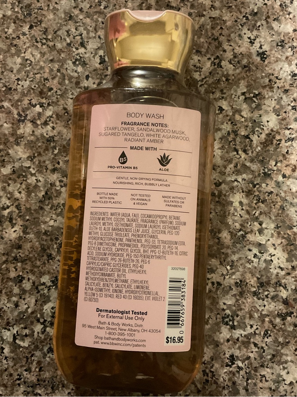 Bath & Body Works In The Stars Body Wash - Gold Pink - Picture 2 of 2